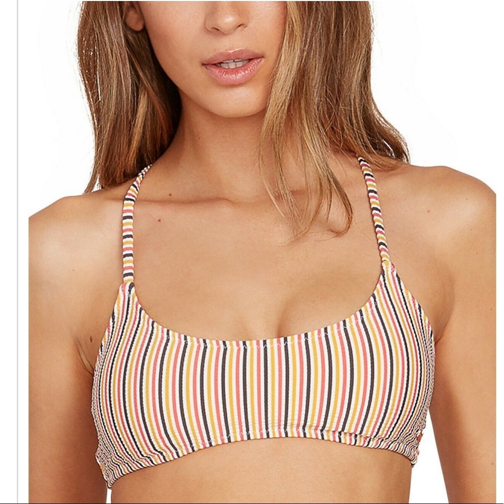 Volcom MULTI E'ry Minute Scoop Bikini Swim Top